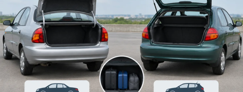 Багажник Chevrolet Lanos: сколько литров и чем отличается у седана и хэтчбека