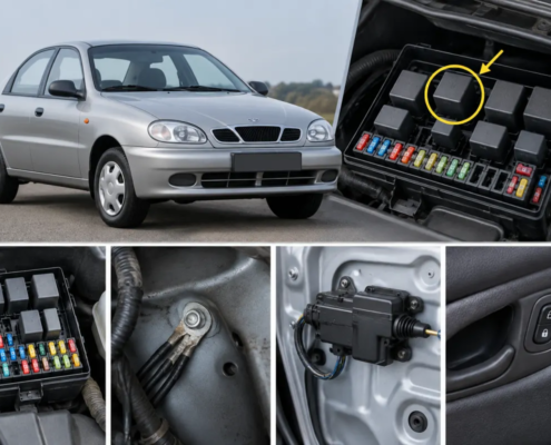 Електрика Daewoo Lanos: де знаходяться реле, запобіжники, маси та центральний замок