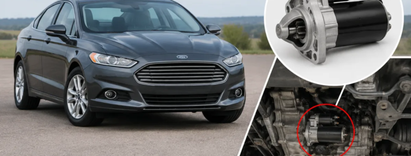 Где находится стартер Ford Fusion