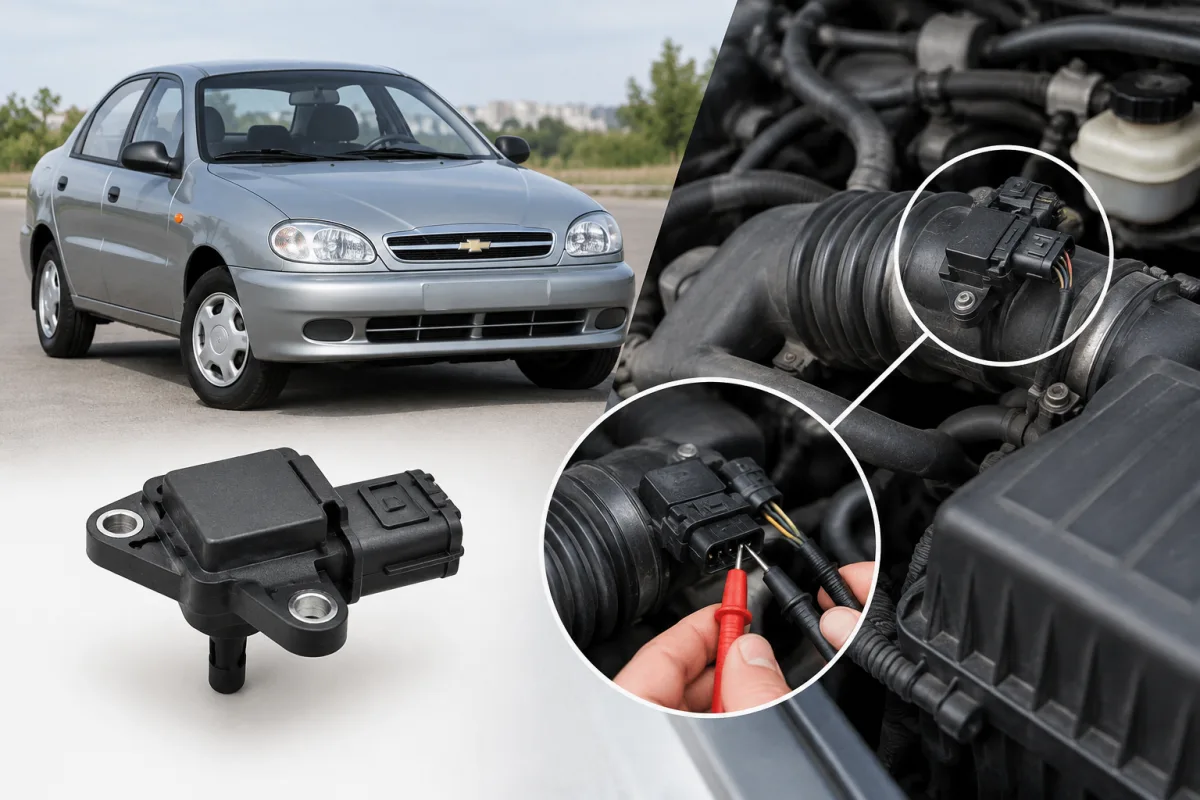 Где находится ДАД на Chevrolet Lanos и как его проверить
