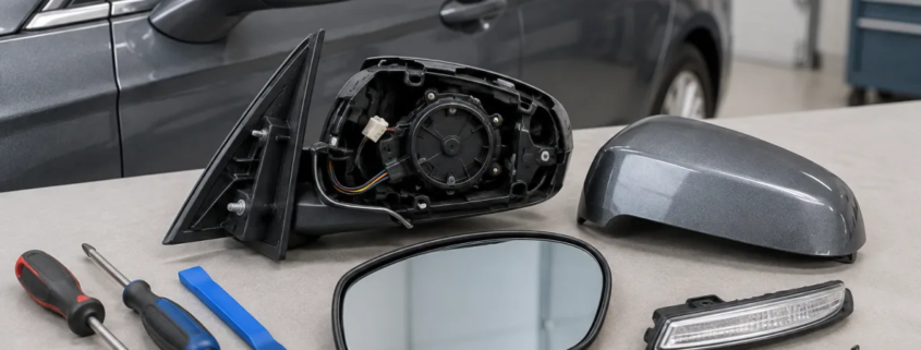 Как разобрать боковое зеркало Ford Fusion