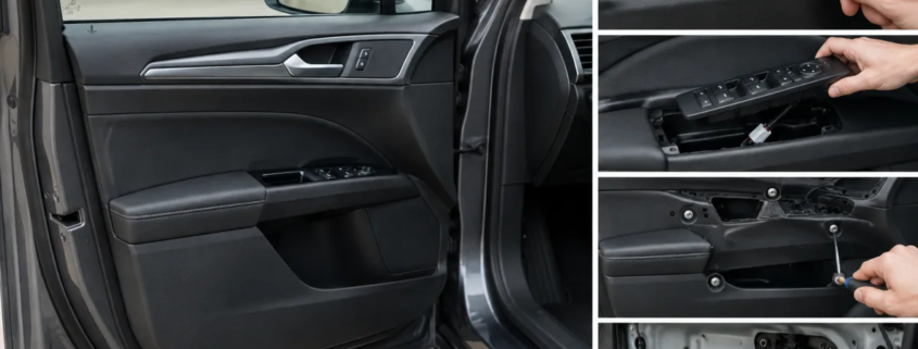 Как снять карту двери Ford Fusion USA и добраться до замка