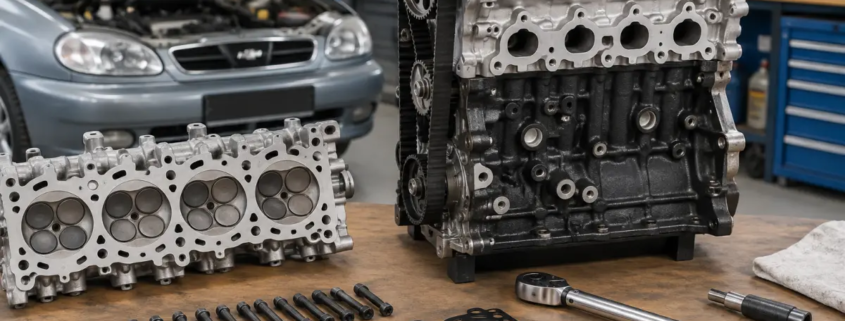 Как собрать двигатель Lanos 1.5 A15SMS и правильно затянуть ГБЦ