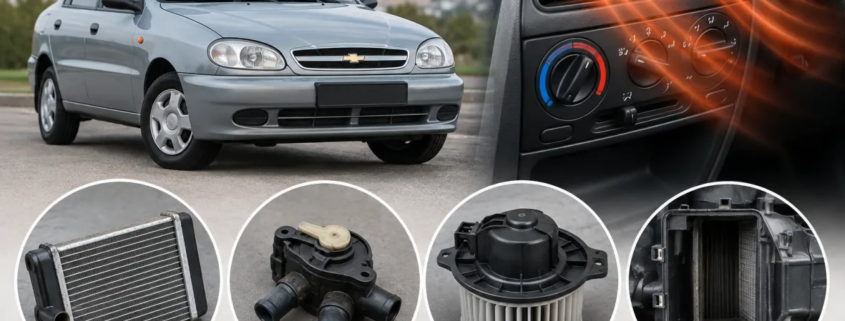 Почему плохо греет печка Chevrolet Lanos: радиатор, кран, моторчик и способы улучшения