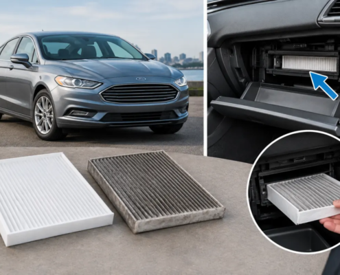 Салонный фильтр Ford Fusion USA: где находится и как заменить
