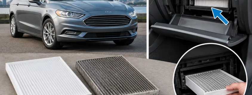 Салонный фильтр Ford Fusion USA: где находится и как заменить