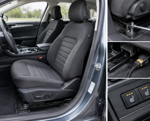 Сиденья Ford Fusion USA: как снять переднее сиденье и включить подогрев