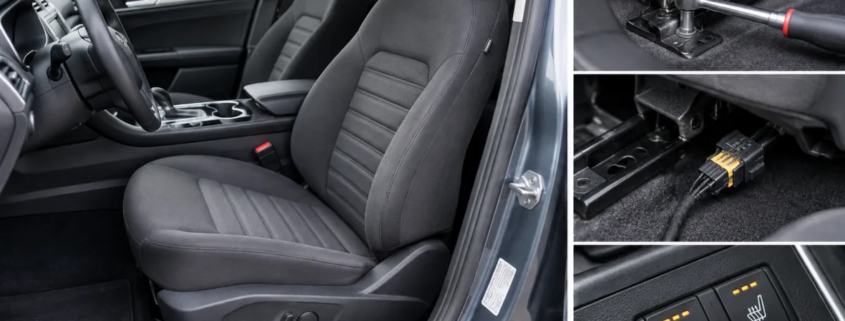 Сиденья Ford Fusion USA: как снять переднее сиденье и включить подогрев